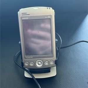 Garmin iQue M5 Pocket PC GPS PDA w/ Charging Dock & Power Adapter.  No battery